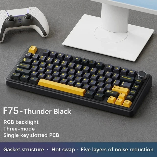 F75 Wireless Mechanical Keyboard, Tri-Mode, RGB