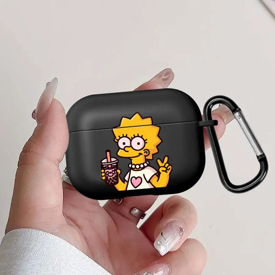 Cartoon Print Case for AirPods, Seven Model Fits