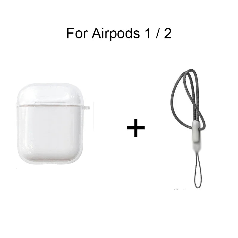 Clear TPU Shockproof Case for AirPods, Six Model Fits