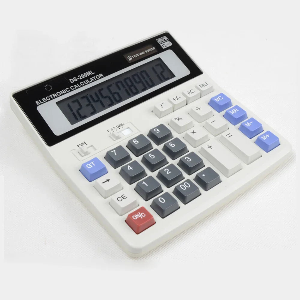 Solar and Battery Calculator, 12 Digit
