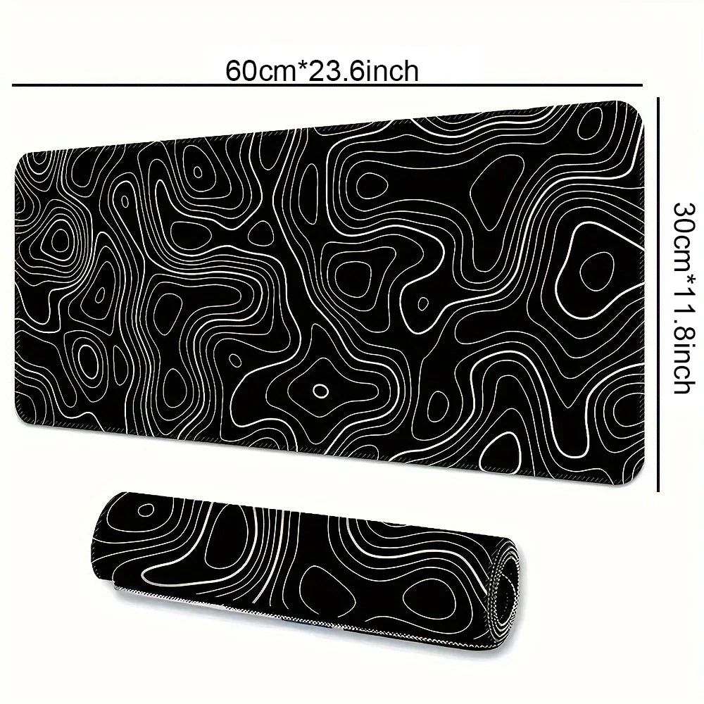 Large Gaming Mouse Pad with Stitched Edges, Five Sizes