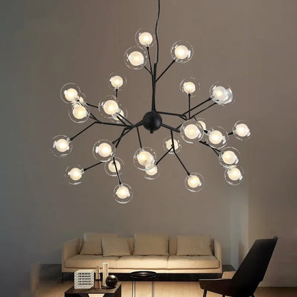 Firefly Branch Chandelier, G4 LED, 9 to 54 Lights