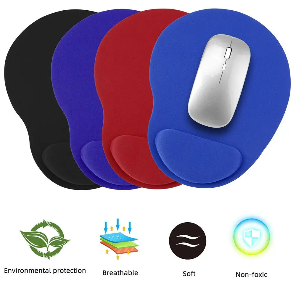Ergonomic Mouse Pad with Wrist Rest, Seven Colours