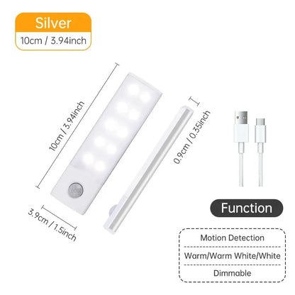 Motion Sensor Cabinet Light Bar, 10 to 50 cm