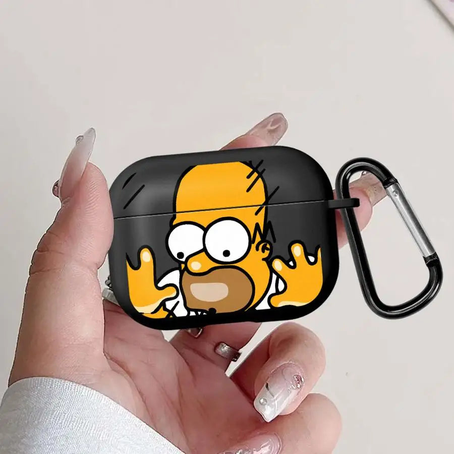Cartoon Print Case for AirPods, Seven Model Fits