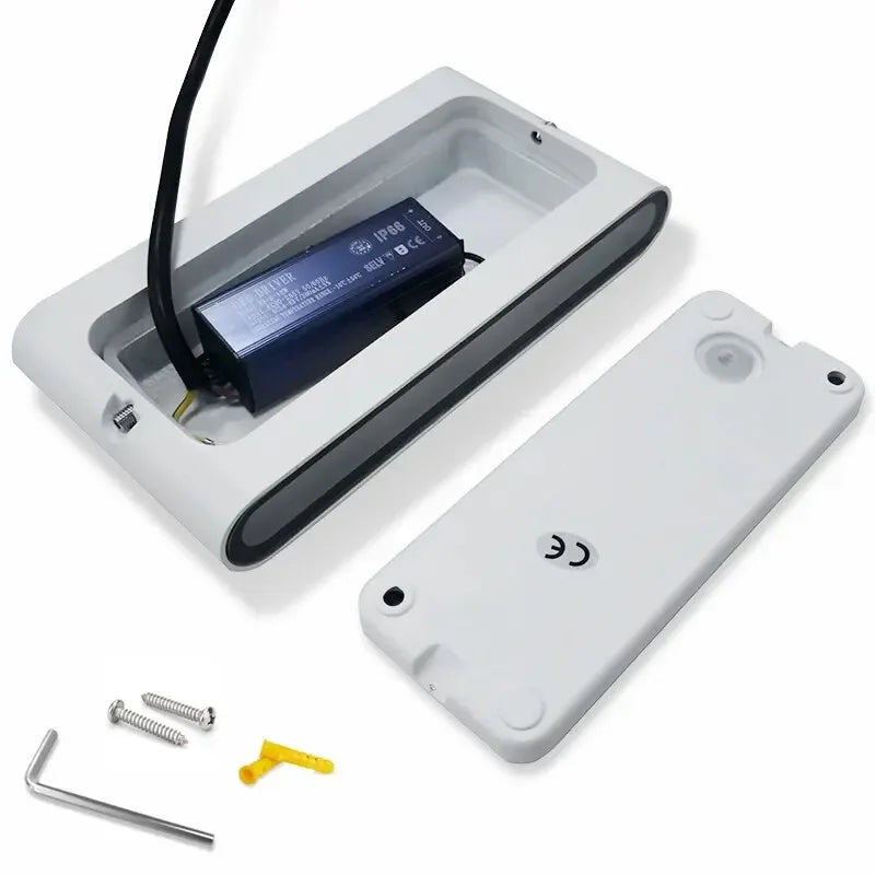 Aluminium Up and Down Wall Light, 12W, 90 to 260V