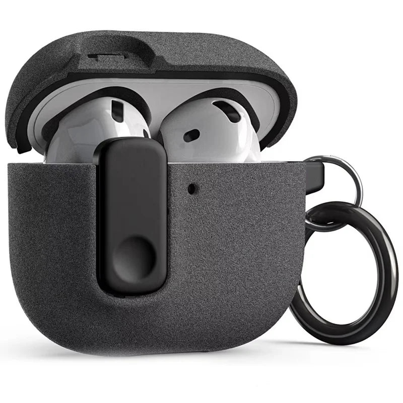 Safety Lock Buckle Shockproof Case for AirPods, Four Fits
