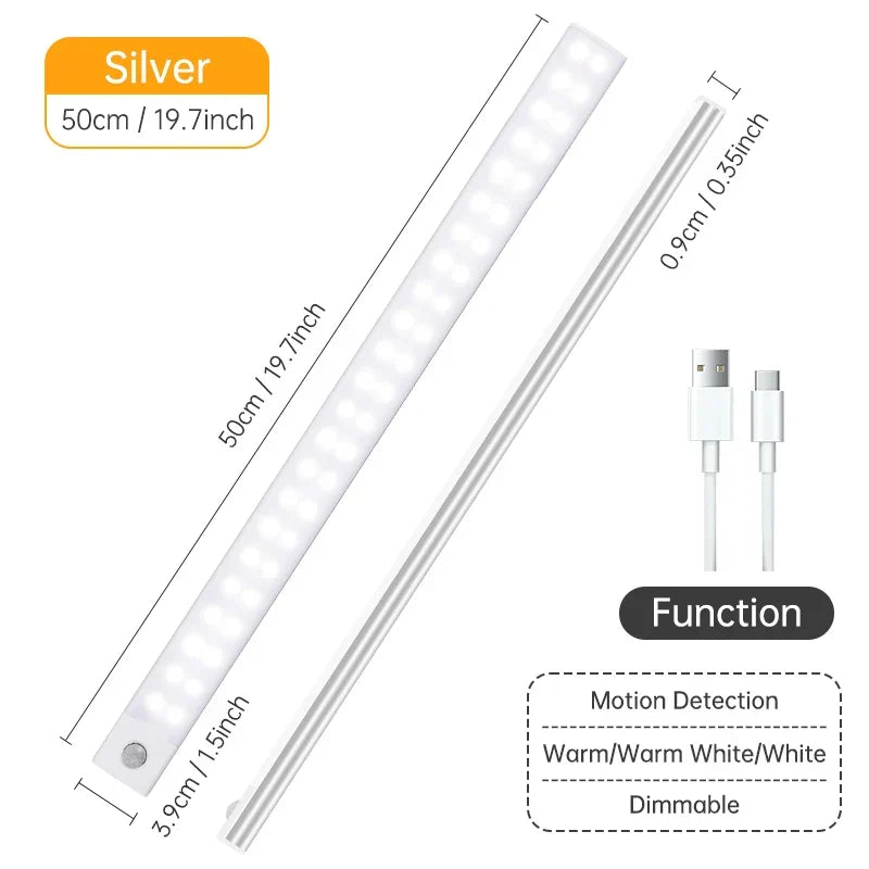 Motion Sensor Cabinet Light Bar, 10 to 50 cm