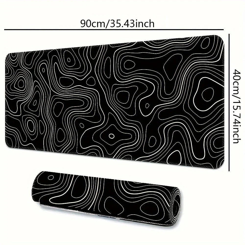 Large Gaming Mouse Pad with Stitched Edges, Five Sizes