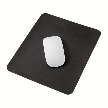 PU Leather Mouse Pad, Waterproof, 19 x 23 cm