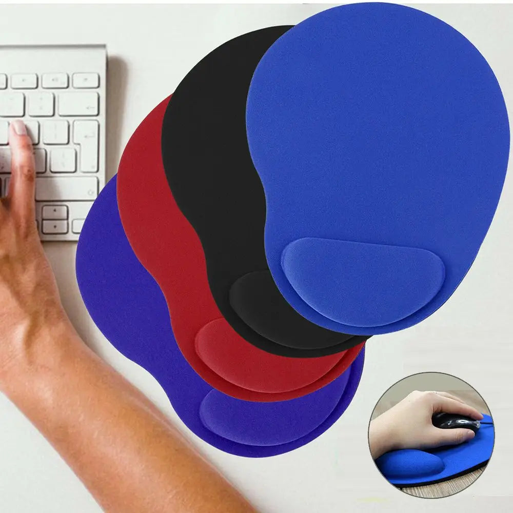 Ergonomic Mouse Pad with Wrist Rest, Seven Colours