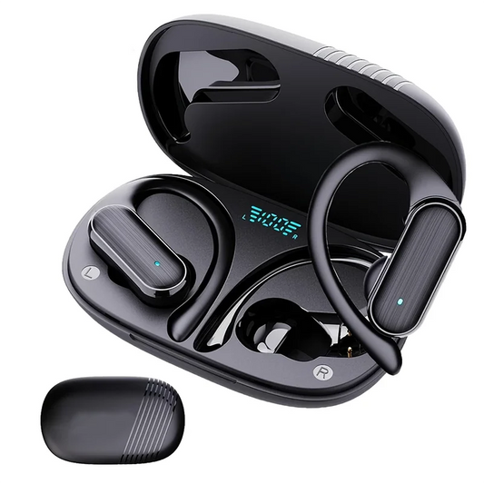 Ear Hook Sports Earbuds, True Wireless, Noise Cancelling