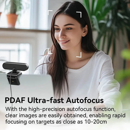 4K Autofocus USB Webcam with 1080P and 2K Modes