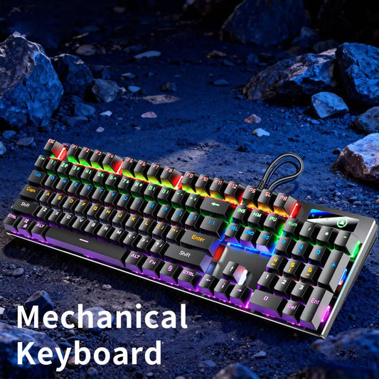Blue Switch Mechanical Keyboard for Desktop and Laptop