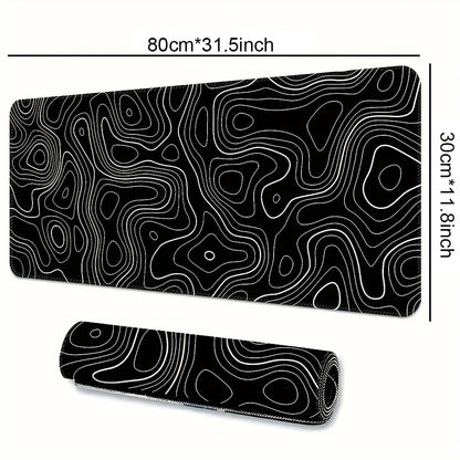 Large Gaming Mouse Pad with Stitched Edges, Five Sizes