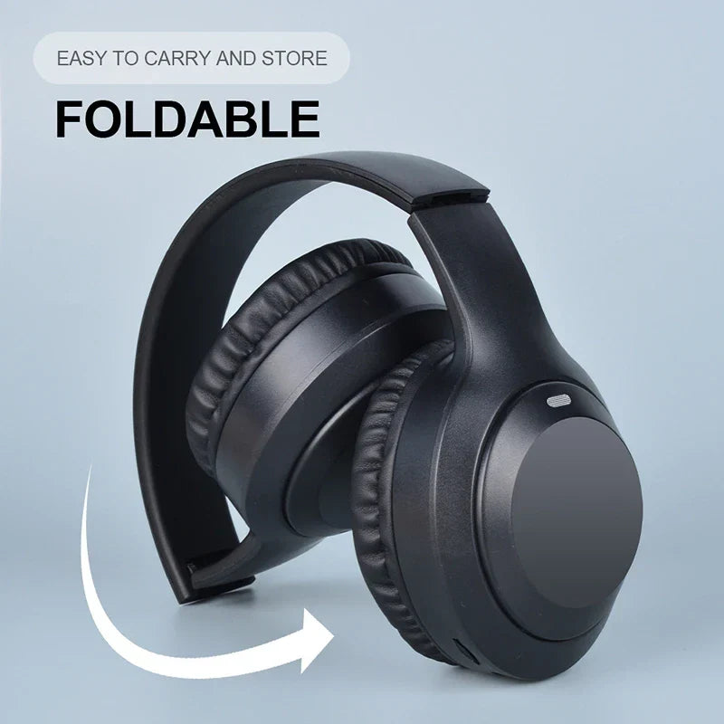 Over-Ear Bluetooth 5.3 Headphones, 12 Hour Battery