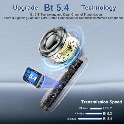 TWS Earbuds with LED Display, 60 Hour Battery, App Support
