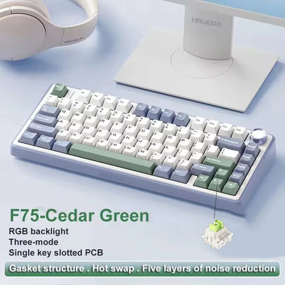 F75 Wireless Mechanical Keyboard, Tri-Mode, RGB