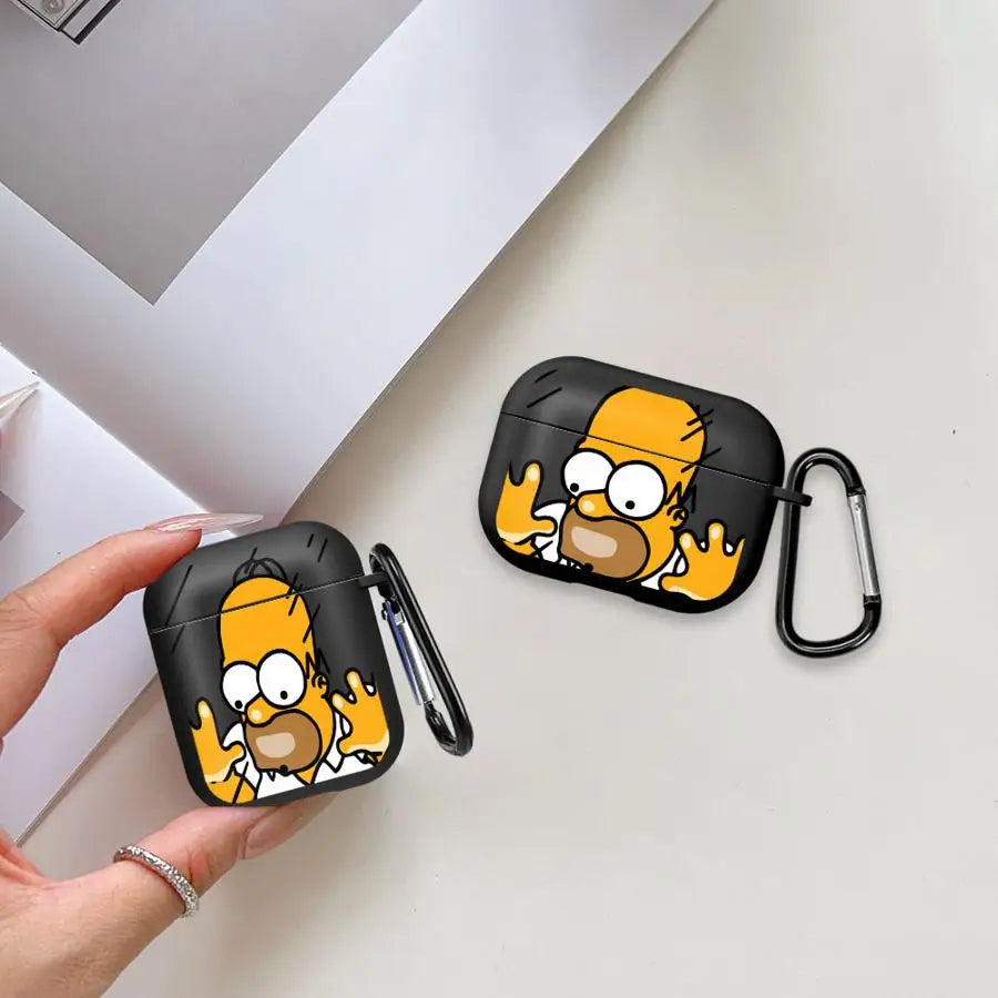 Cartoon Print Case for AirPods, Seven Model Fits