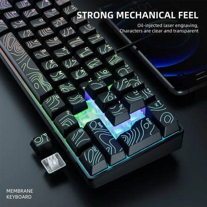 61 Key RGB Keyboard with N-Key Rollover