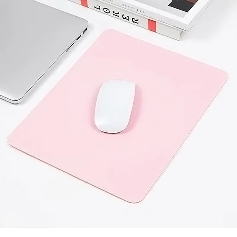 PU Leather Mouse Pad, Waterproof, 19 x 23 cm