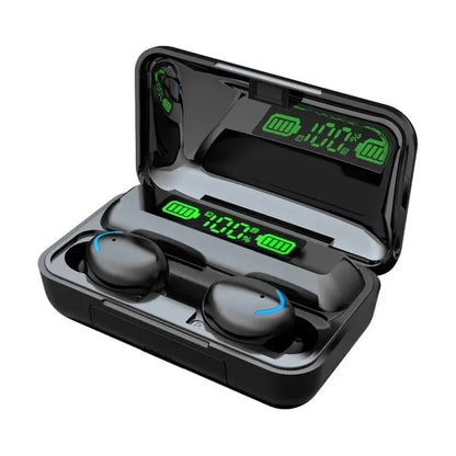 TWS Wireless Earbuds with LED Display and Charging Case
