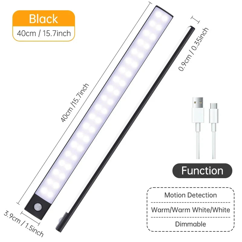 Motion Sensor Cabinet Light Bar, 10 to 50 cm