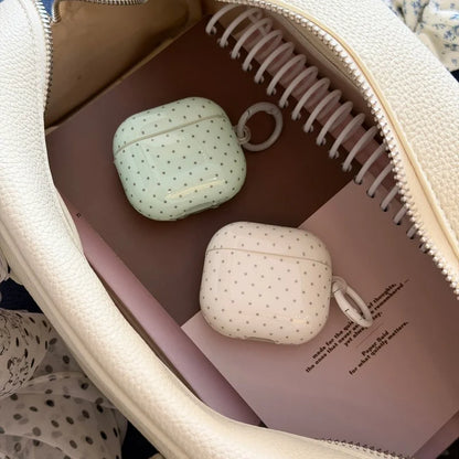 Two-Tone Dot Print Case for AirPods, Seven Model Fits