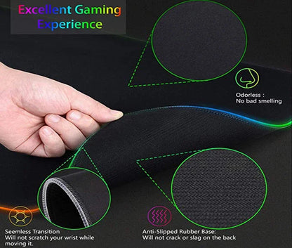 RGB Extended Gaming Mouse Pad, up to 1000 x 500 mm