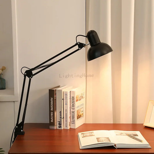 Long Arm Clip Desk Lamp, 3W, Eye Protection