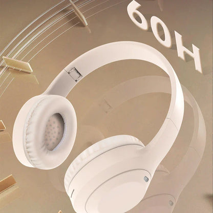 Over-Ear Bluetooth 5.3 Headphones, 12 Hour Battery