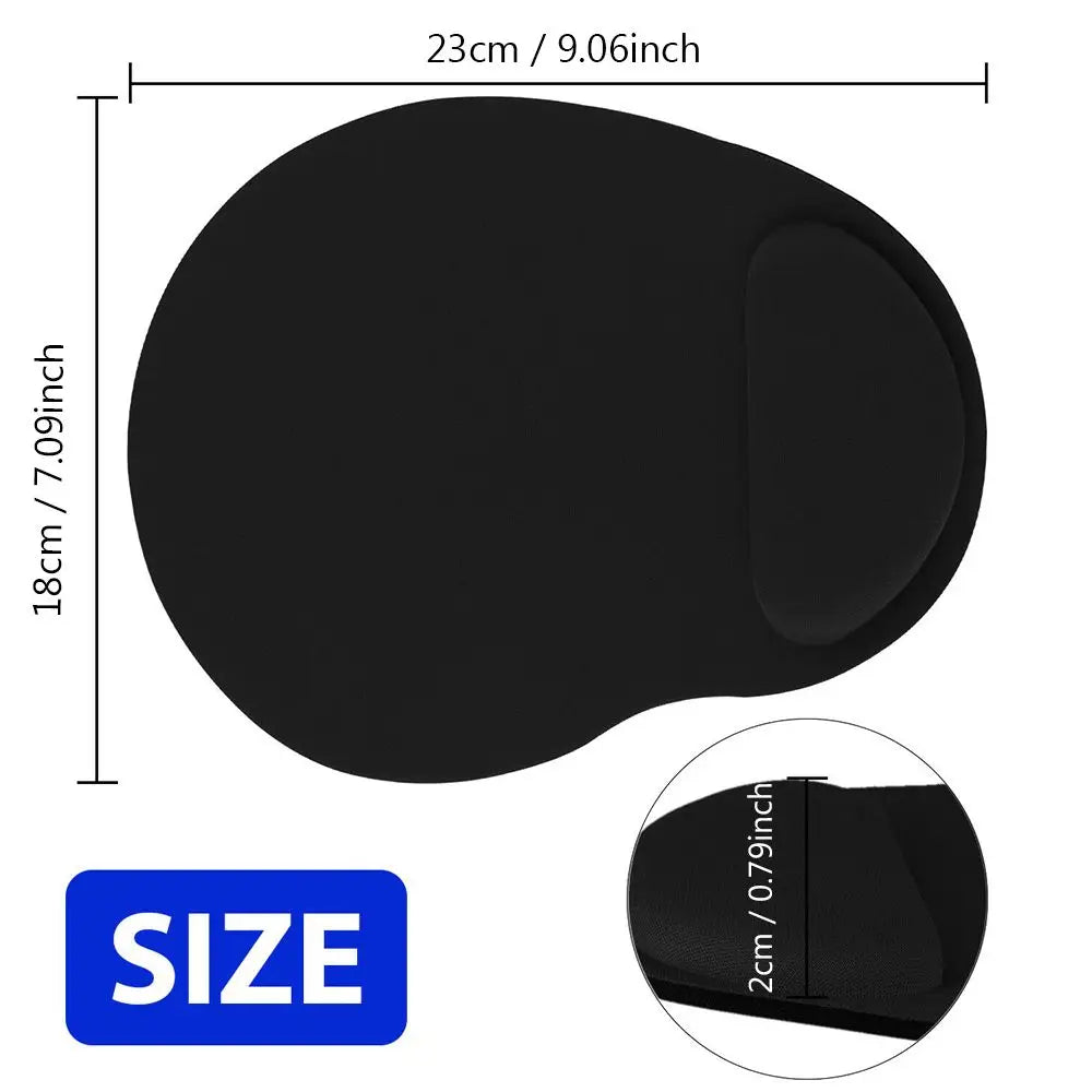 Ergonomic Mouse Pad with Wrist Rest, Seven Colours