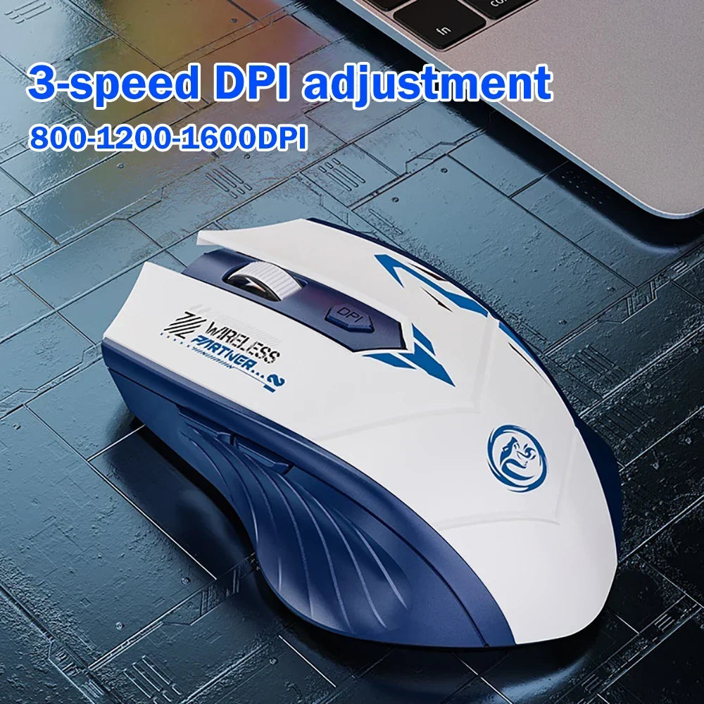 Bluetooth 5.4 Dual-Mode Wireless Mouse, Six Button