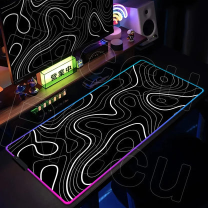 RGB Extended Gaming Mouse Pad, up to 1000 x 500 mm