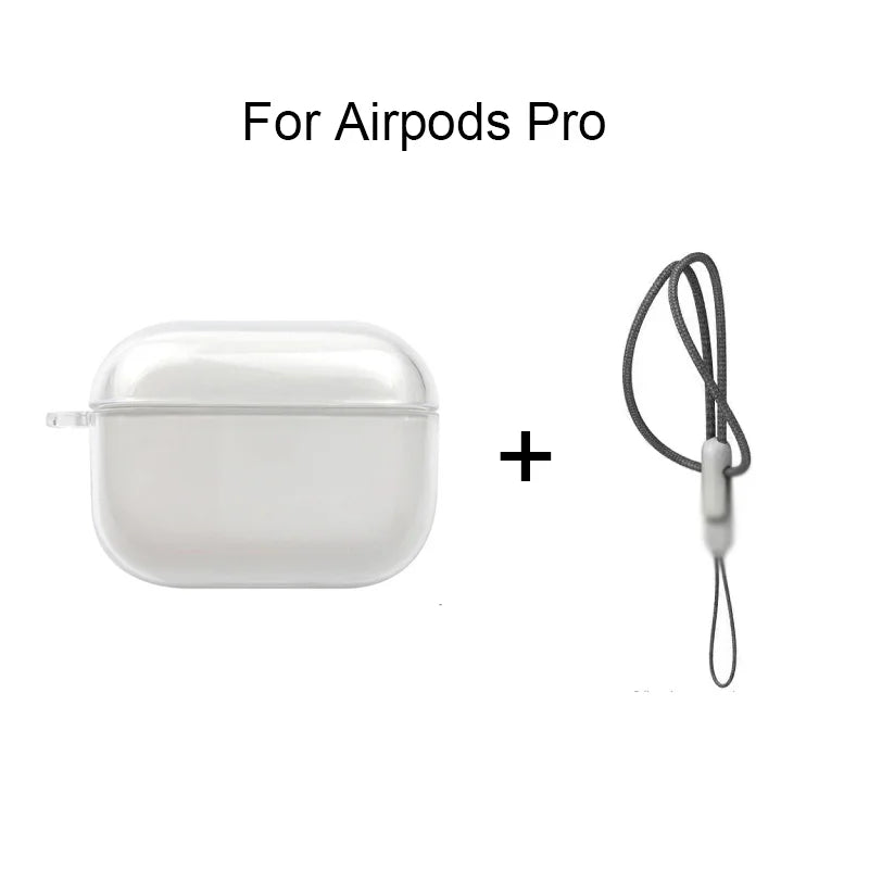 Clear TPU Shockproof Case for AirPods, Six Model Fits