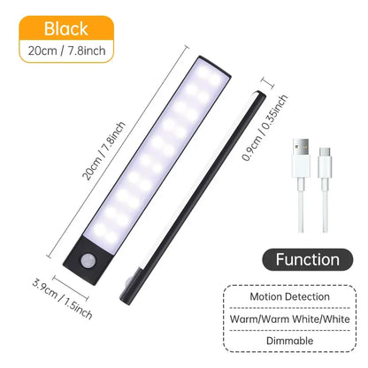 Motion Sensor Cabinet Light Bar, 10 to 50 cm