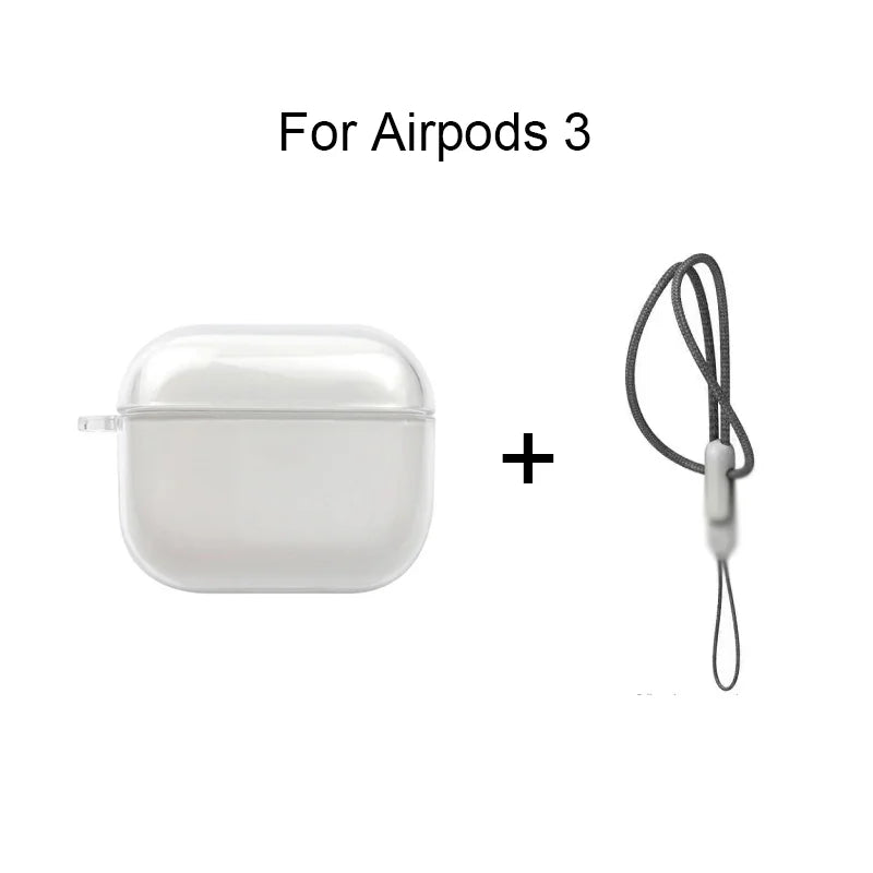 Clear TPU Shockproof Case for AirPods, Six Model Fits
