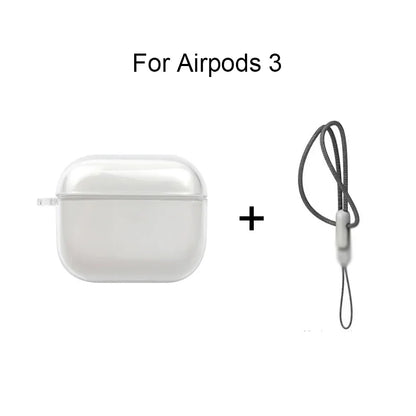 Clear TPU Shockproof Case for AirPods, Six Model Fits