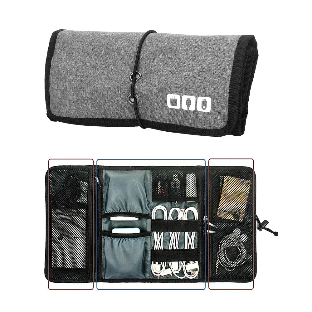 Polyester Tech Organiser Bag for Cables and Accessories